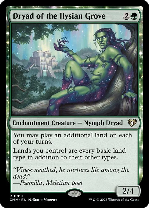 Dryad of the Ilysian Grove · Commander Masters 891/1067