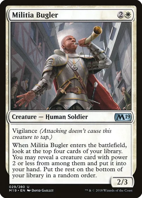Militia Bugler · Core Set 2019 29/314