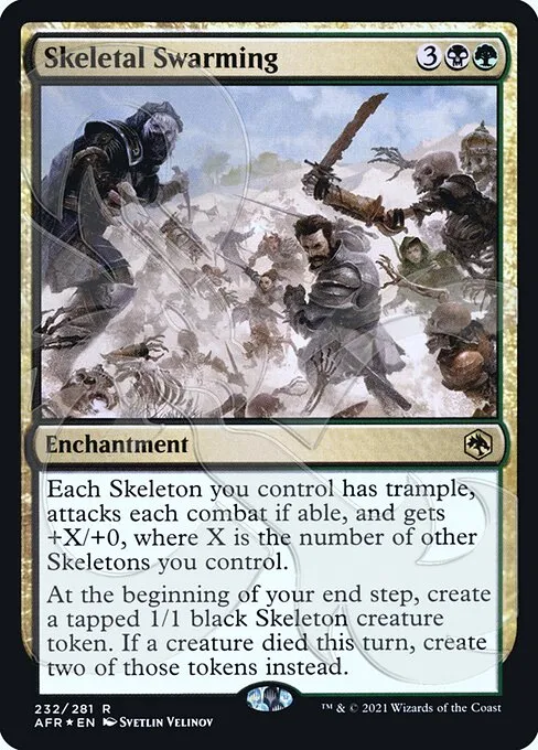 Skeletal Swarming · Adventures in the Forgotten Realms Promos 232a/241