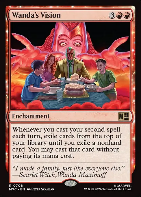 Wanda's Vision · Marvel Super Heroes Commander 708/9
