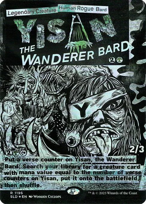 Yisan, the Wanderer Bard · Secret Lair Drop 1196/2547
