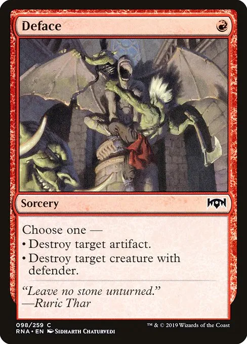 Deface · Ravnica Allegiance 98/273