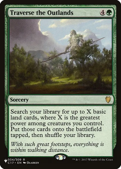Traverse the Outlands · The List C17-34/5050