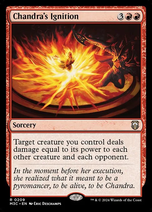 Chandra's Ignition · Modern Horizons 3 Commander 209/398