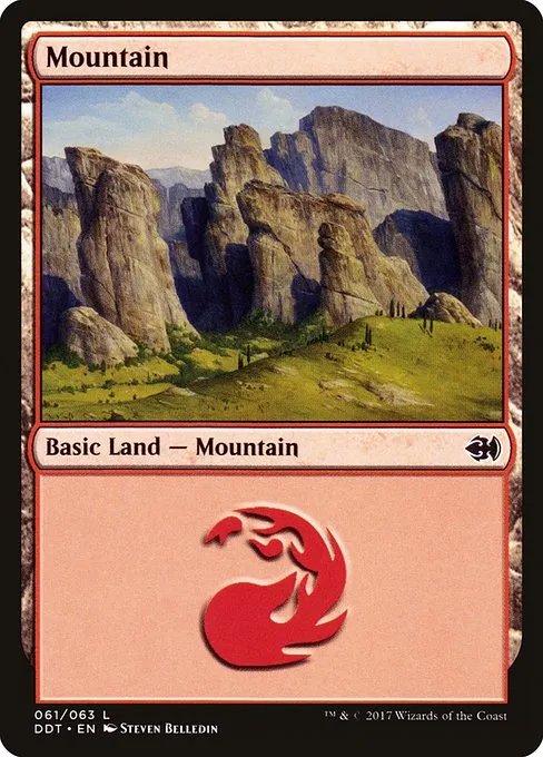Mountain · Duel Decks: Merfolk vs. Goblins 61/63
