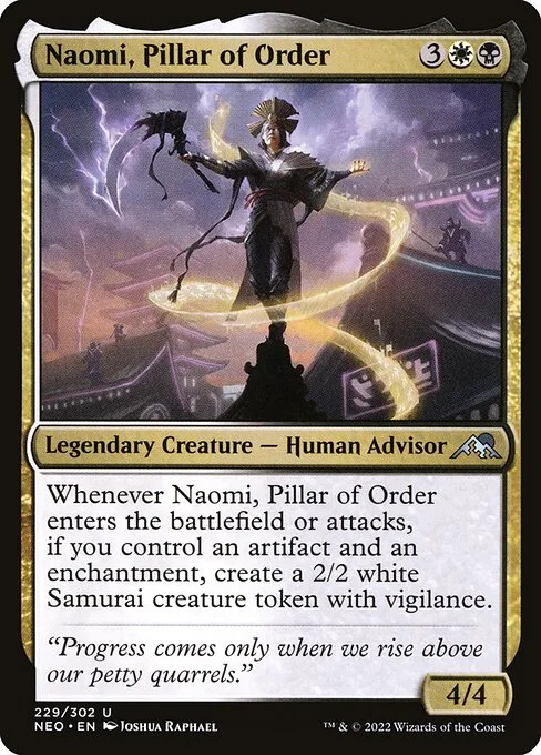 Naomi, Pillar of Order · Kamigawa: Neon Dynasty 229/531