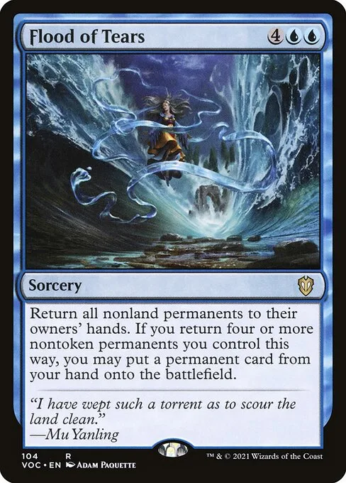 Flood of Tears · Crimson Vow Commander 104/188