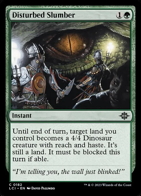 Disturbed Slumber · The Lost Caverns of Ixalan 182/416