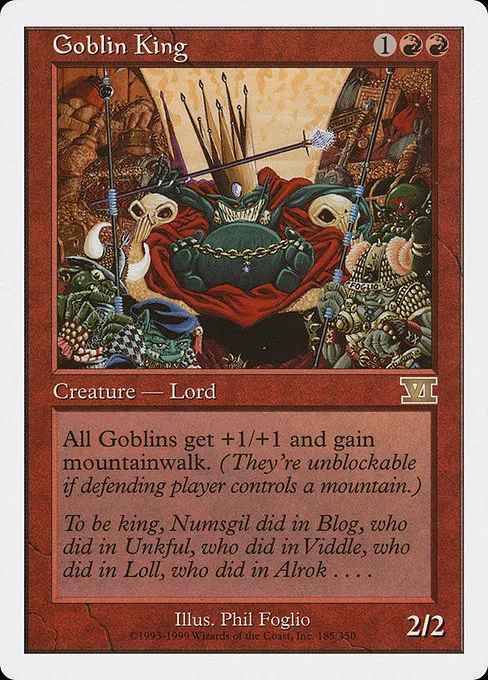 Goblin King · Classic Sixth Edition 185/351