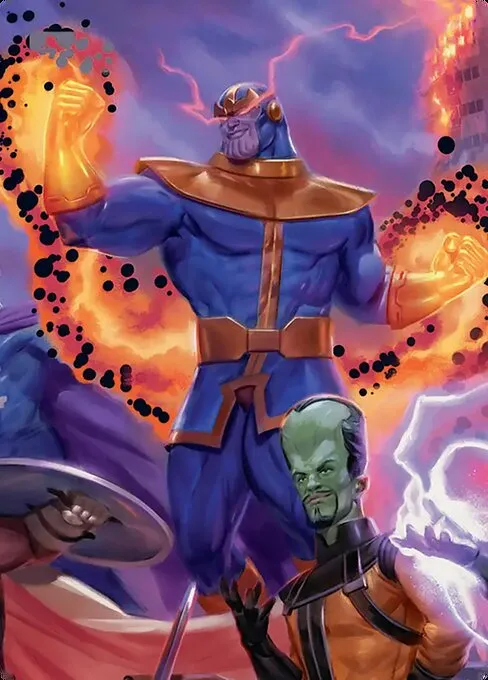 Thanos, Death's Consort // Thanos, Death's Consort · Marvel Super Heroes Art Series 8b/66