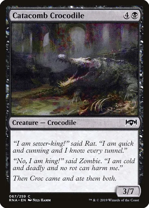 Catacomb Crocodile · Ravnica Allegiance 67/273