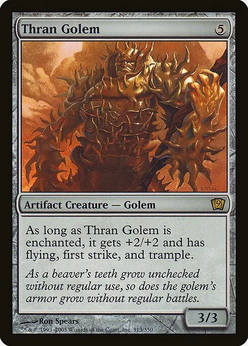 Thran Golem · Ninth Edition 313★/710
