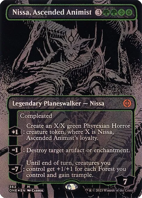 Nissa, Ascended Animist · Phyrexia: All Will Be One 362/479