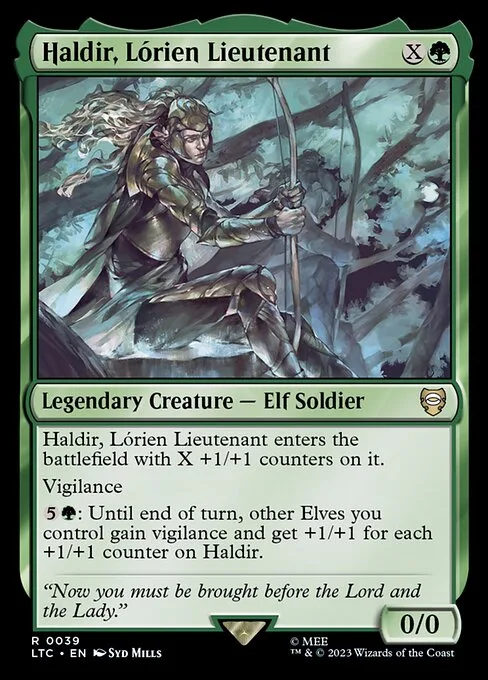 Haldir, Lórien Lieutenant · Tales of Middle-earth Commander 39/591