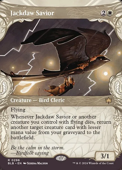 Jackdaw Savior · Bloomburrow 296/398