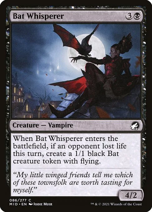 Bat Whisperer · Innistrad: Midnight Hunt 86/399