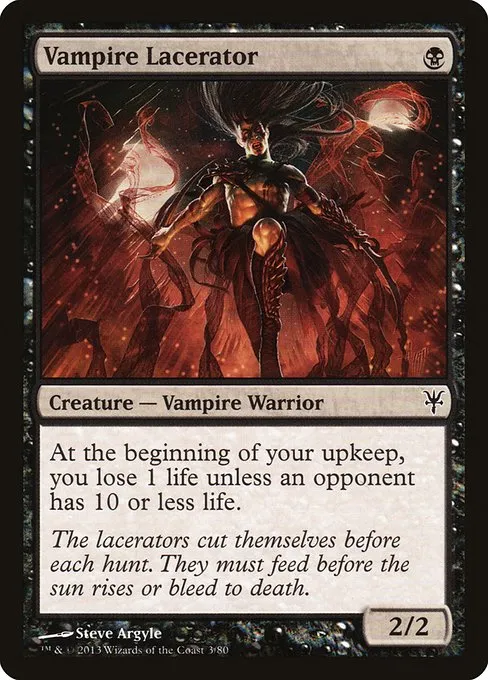 Vampire Lacerator · Duel Decks: Sorin vs. Tibalt 3/80