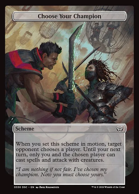 Choose Your Champion · Duskmourn: House of Horror Commander 330/373