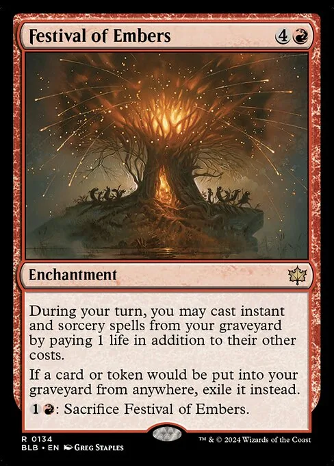 Festival of Embers · Bloomburrow 134/398