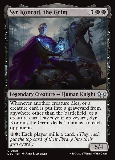 Syr Konrad, the Grim · Duskmourn: House of Horror Commander 158/373