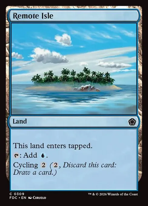 Remote Isle · Foundations Commander 309/3