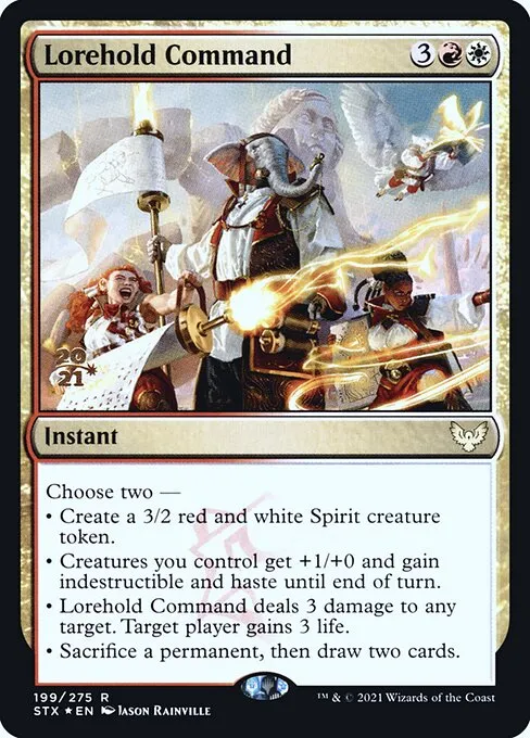 Lorehold Command · Strixhaven: School of Mages Promos 199s/164