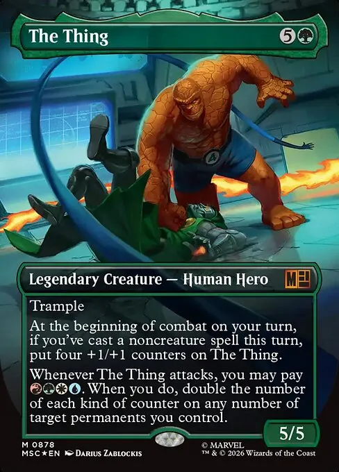 The Thing · Marvel Super Heroes Commander 878/9