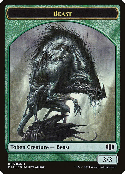 Beast · Commander 2014 Tokens 19/36