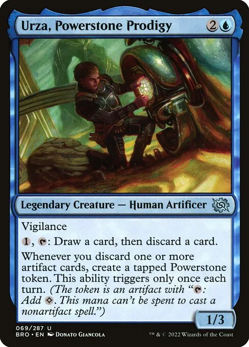 Urza, Powerstone Prodigy · The Brothers' War 69/399