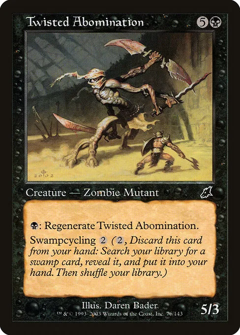 Twisted Abomination · Scourge 76/143