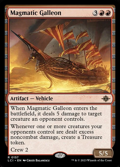 Magmatic Galleon · The Lost Caverns of Ixalan 157/416