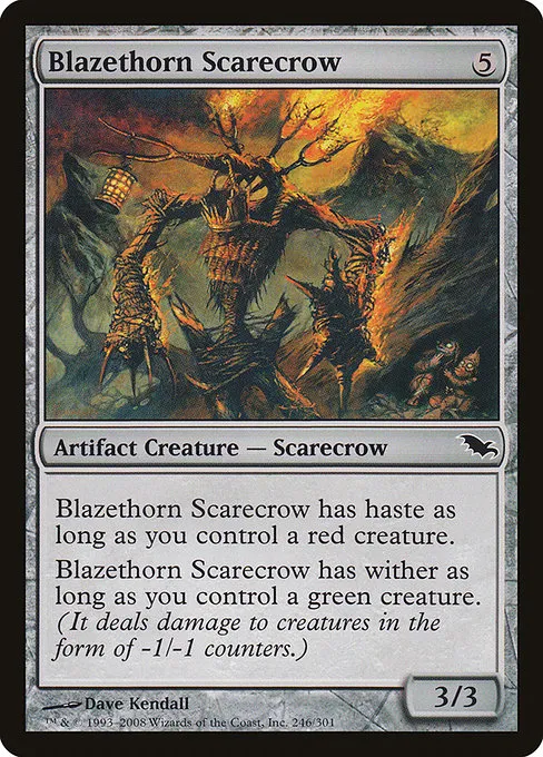 Blazethorn Scarecrow · Shadowmoor 246/302