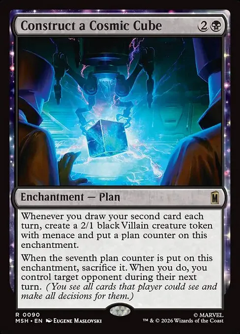 Construct a Cosmic Cube · Marvel Super Heroes 90/24