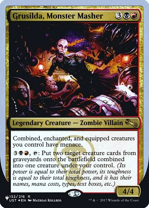 Grusilda, Monster Masher · The List (Unfinity Foil Edition) 48/62