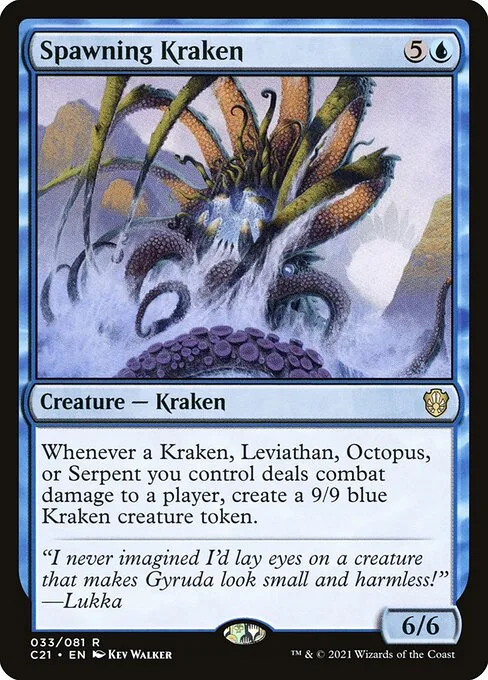 Spawning Kraken · Commander 2021 33/409