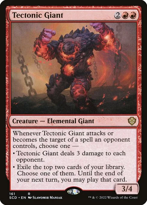 Tectonic Giant · Starter Commander Decks 161/352