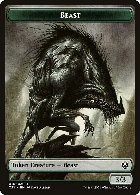 Beast · Commander 2021 Tokens 10/30