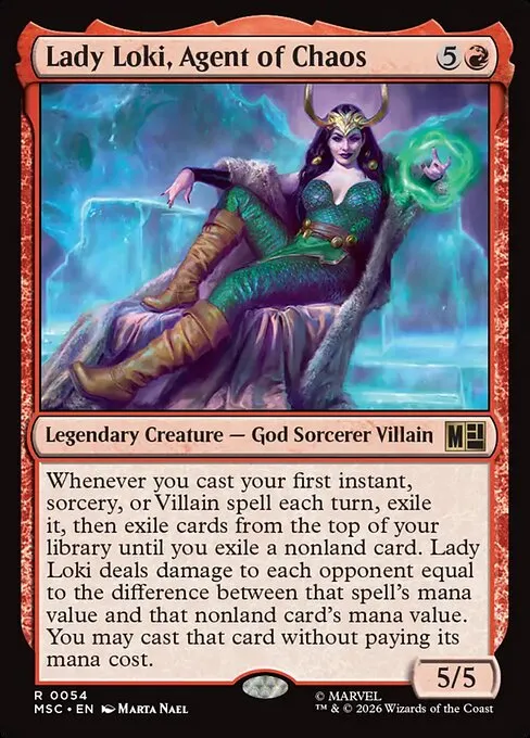 Lady Loki, Agent of Chaos · Marvel Super Heroes Commander 54/9