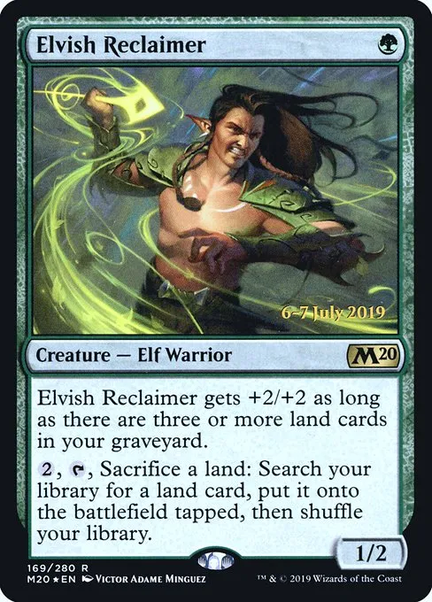 Elvish Reclaimer · Core Set 2020 Promos 169s/144