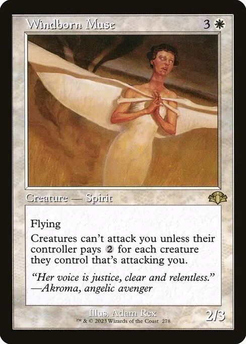 Windborn Muse · Dominaria Remastered 278/457