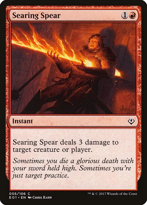 Searing Spear · Archenemy: Nicol Bolas 56/106