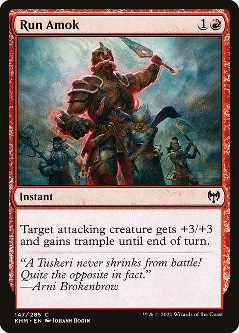 Run Amok · Kaldheim 147/425