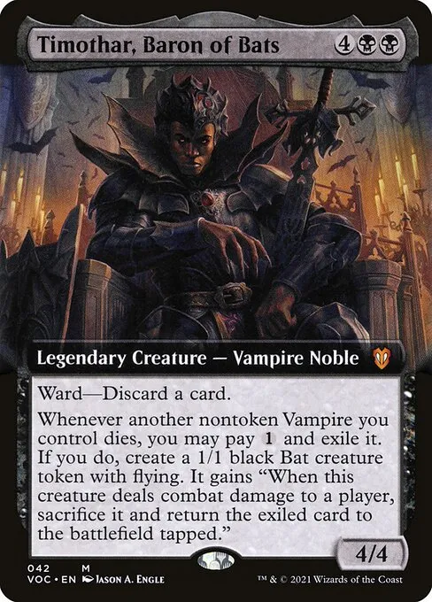 Timothar, Baron of Bats · Crimson Vow Commander 42/188