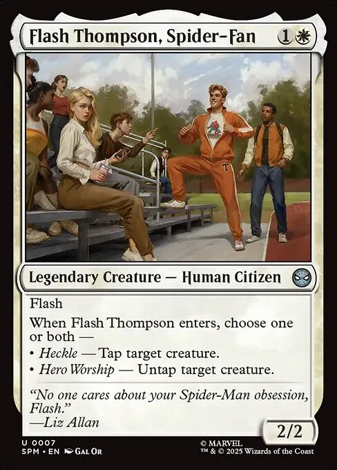 Flash Thompson, Spider-Fan · Marvel's Spider-Man 7/286