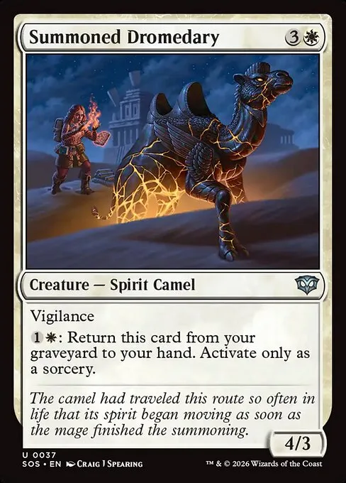Summoned Dromedary · Secrets of Strixhaven 37/368