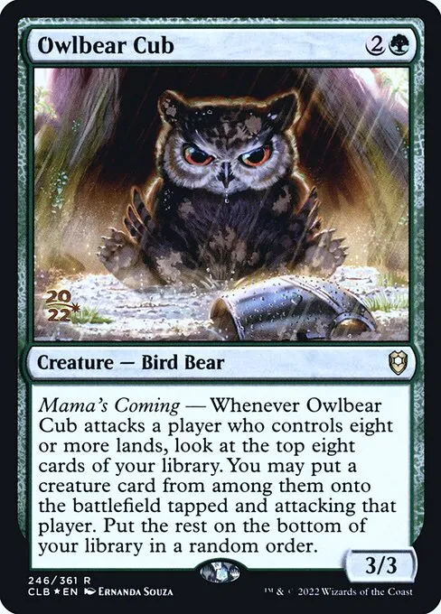 Owlbear Cub · Battle for Baldur's Gate Promos 246s/104