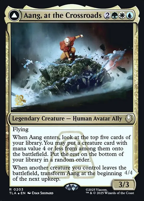 Aang, at the Crossroads // Aang, Destined Savior · Avatar: The Last Airbender Promos 203s/80