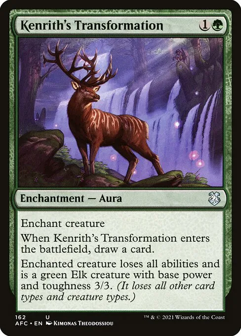 Kenrith's Transformation · Forgotten Realms Commander 162/331