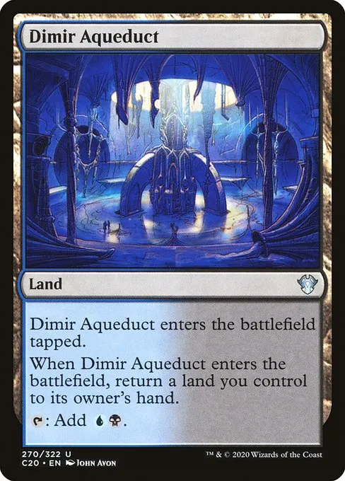 Dimir Aqueduct · Commander 2020 270/322