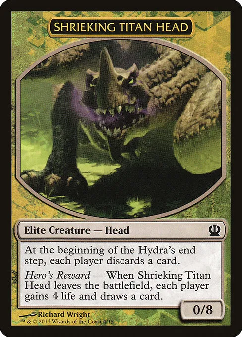 Shrieking Titan Head · Face the Hydra 4/15